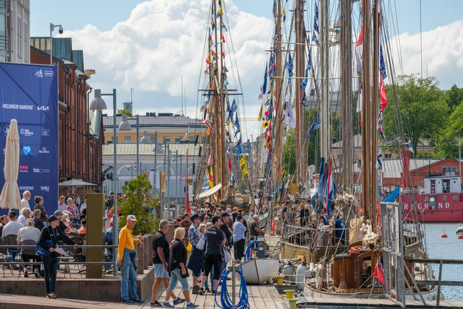 The Tall Ships Racesin kävijämäärän seuranta hoitui Granon ja Delicoden avulla